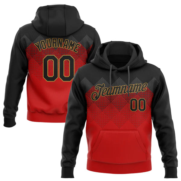 Custom Team Hoodie. Full Custom Design, add your logo, name and number for complete customization!