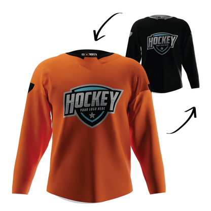 Blaze Reversible Pro Hockey Jersey – Pro Look, Dual-Sided Custom, Free Logo, Names, Numbers & Sponsor | Made in USA