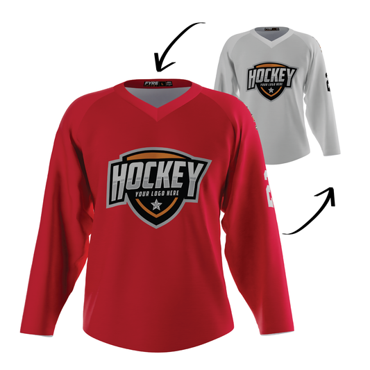 Ignite Reversible Hockey Jersey Free Logo, Names, Numbers & Sponsor