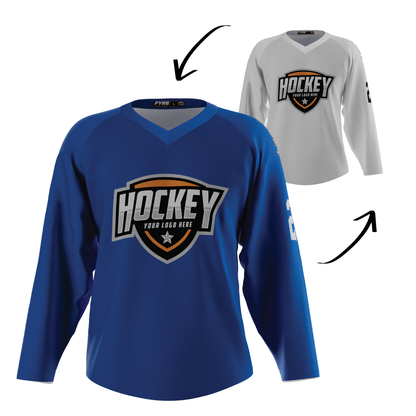 Ignite Reversible Hockey Jersey Free Logo, Names, Numbers & Sponsor