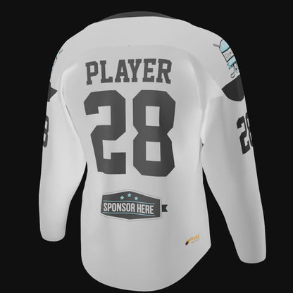 Blaze Pro Hockey Jersey Free Logo, Names & Numbers.