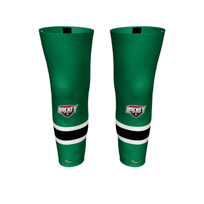 Flare Pro Hockey Socks – Three‑Stripe Tradition. Pro‑Level Durability. Logo Included