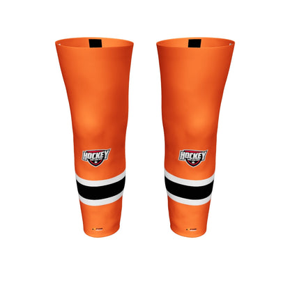 Flare Pro Hockey Socks – Three‑Stripe Tradition. Pro‑Level Durability. Logo Included