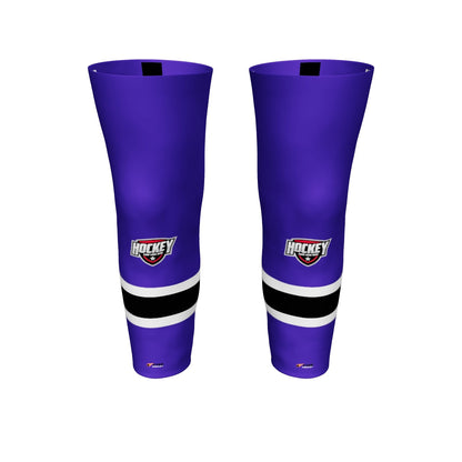 Flare Pro Hockey Socks – Three‑Stripe Tradition. Pro‑Level Durability. Logo Included