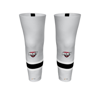 Flare Pro Hockey Socks – Three‑Stripe Tradition. Pro‑Level Durability. Logo Included