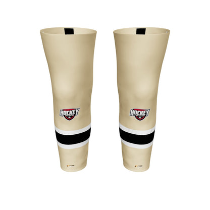 Flare Pro Hockey Socks – Three‑Stripe Tradition. Pro‑Level Durability. Logo Included